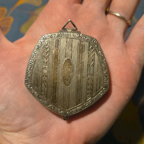 Victorian silver tone - silver, mirror